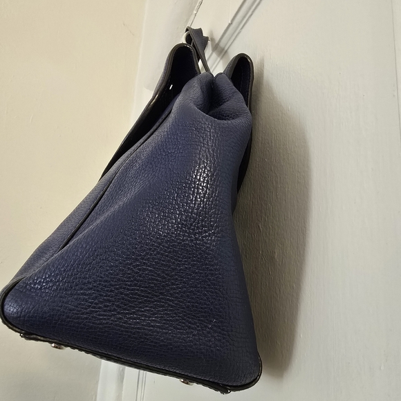 KATE SPADE BLUE PEBBLED LEATHER 'JASPER CLARKE STREET' PURSE &Wallet - Picture 4 of 16